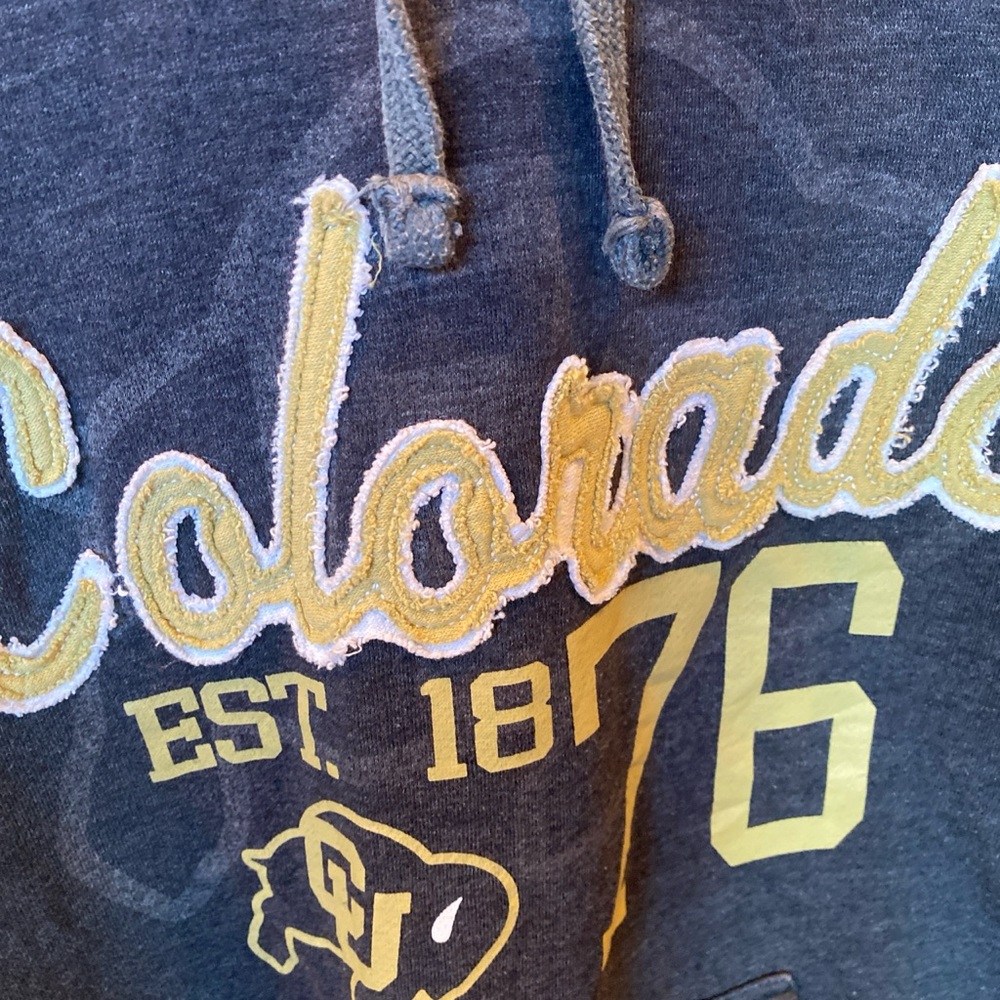 CU Buffs Embroidered Hoodie, XL - Picture 3 of 5
